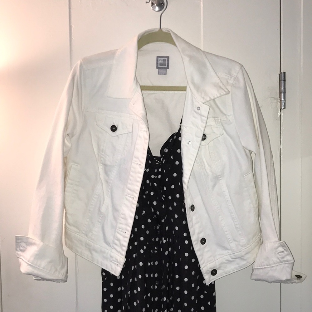 EUC White Jean Jacket
